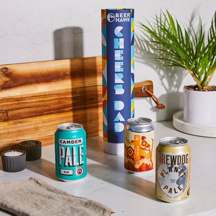 Beer Hawk 'Cheers Dad' Craft Beer Canister Moonpig