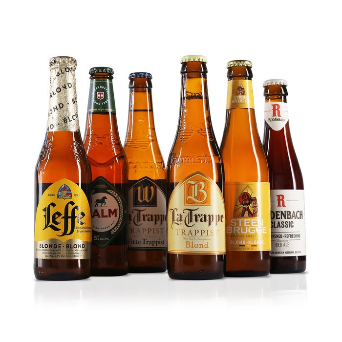 Traditional Beer Company Belgian Beer Collection Case of 6
