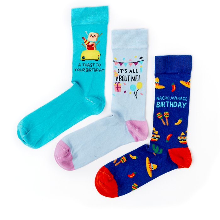 Pizza Socks 4pk Gift Set (7-11)