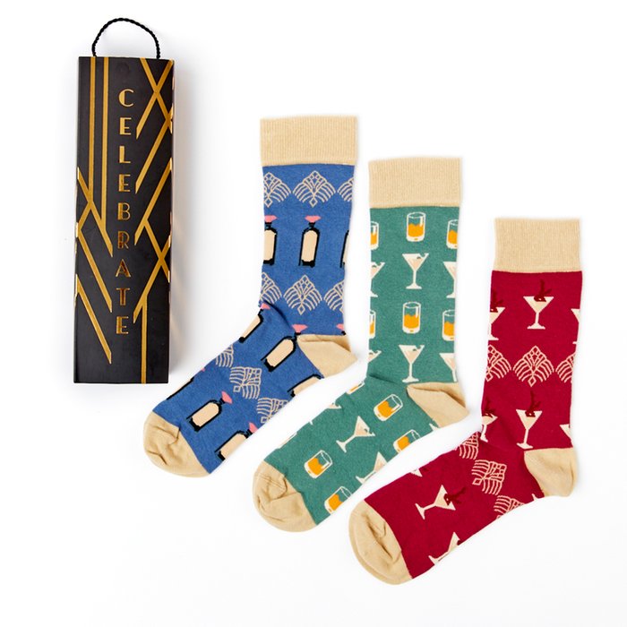 Celebrate Adults 3pk Socks Gift