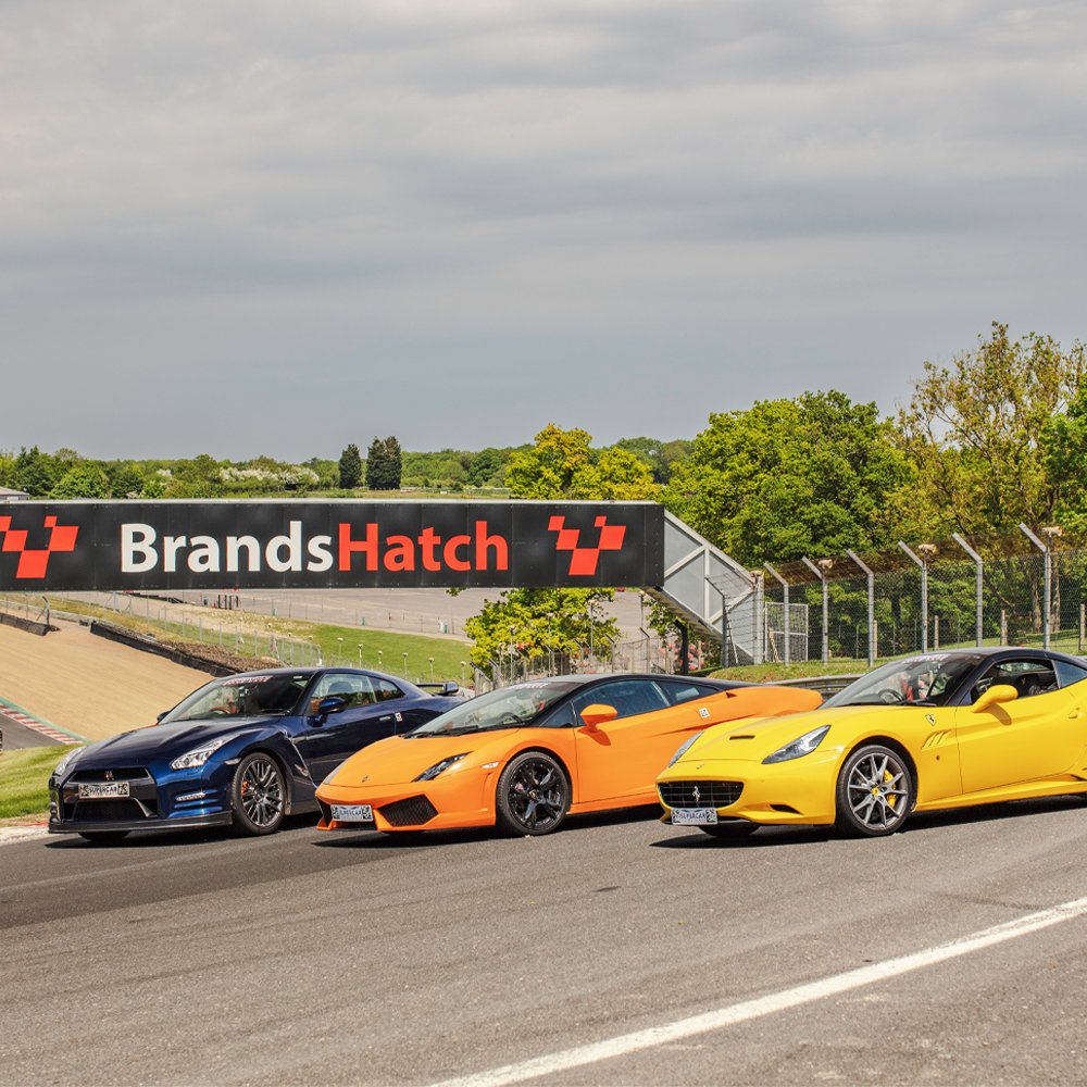 Buy A Gift Triple Supercar Driving Blast At Brands Hatch