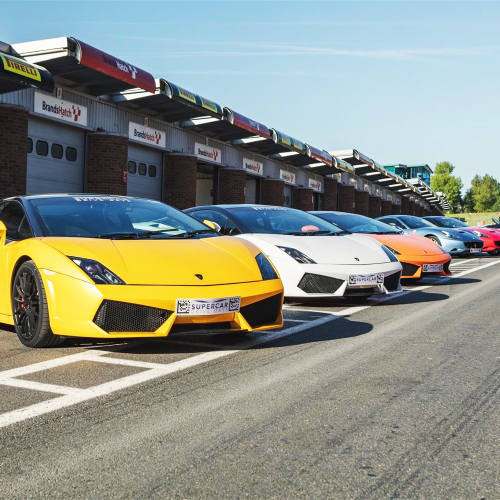 Buy A Gift Five Supercar Driving Blast At Brands Hatch