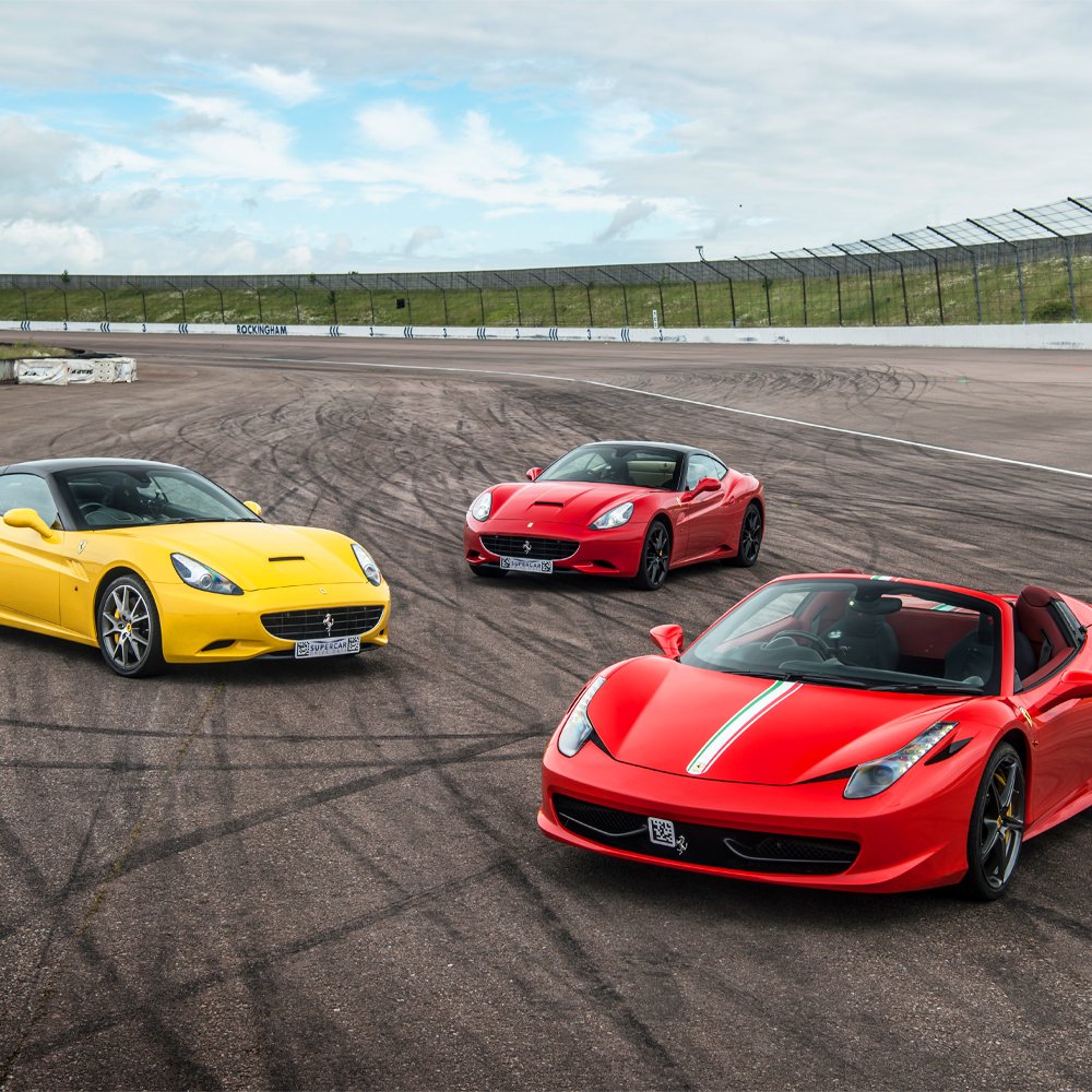 Buy A Gift Triple Supercar Driving Blast At A Top Uk Race Track