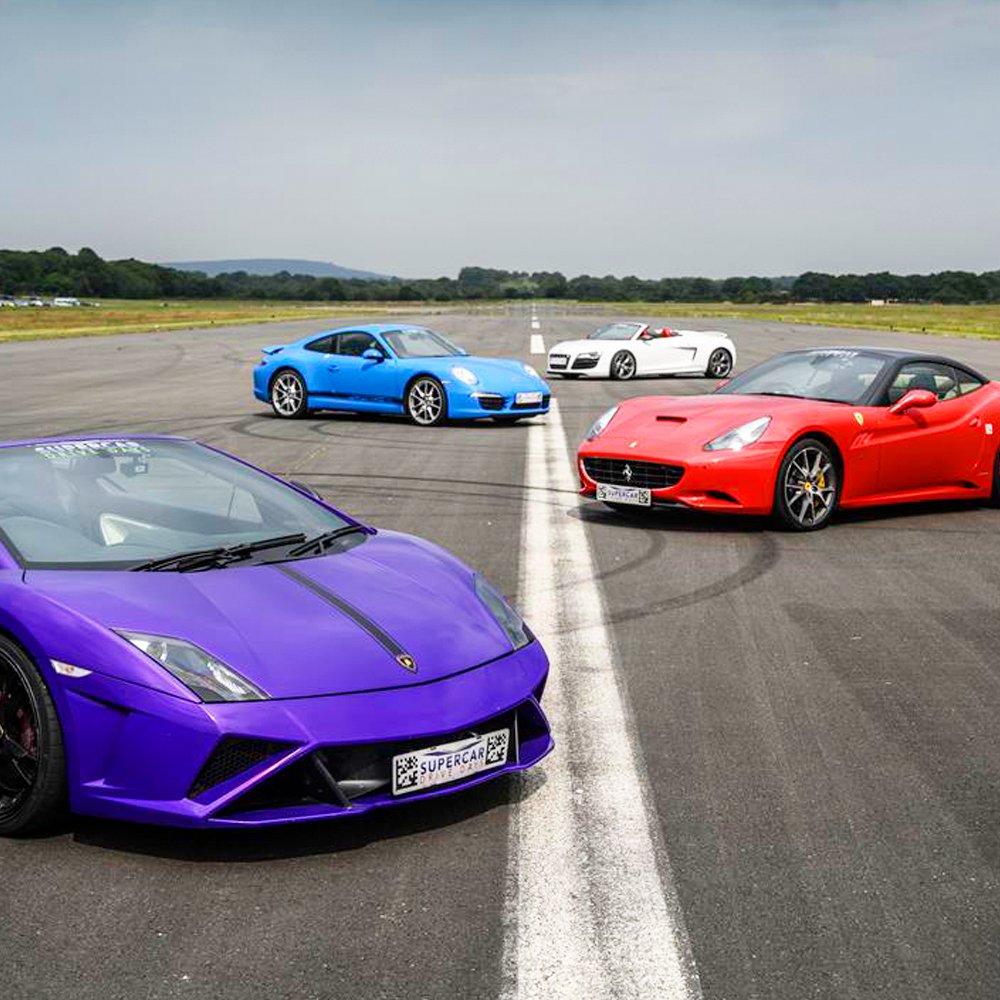 Buy A Gift Four Supercar Driving Blast At A Top Uk Race Track