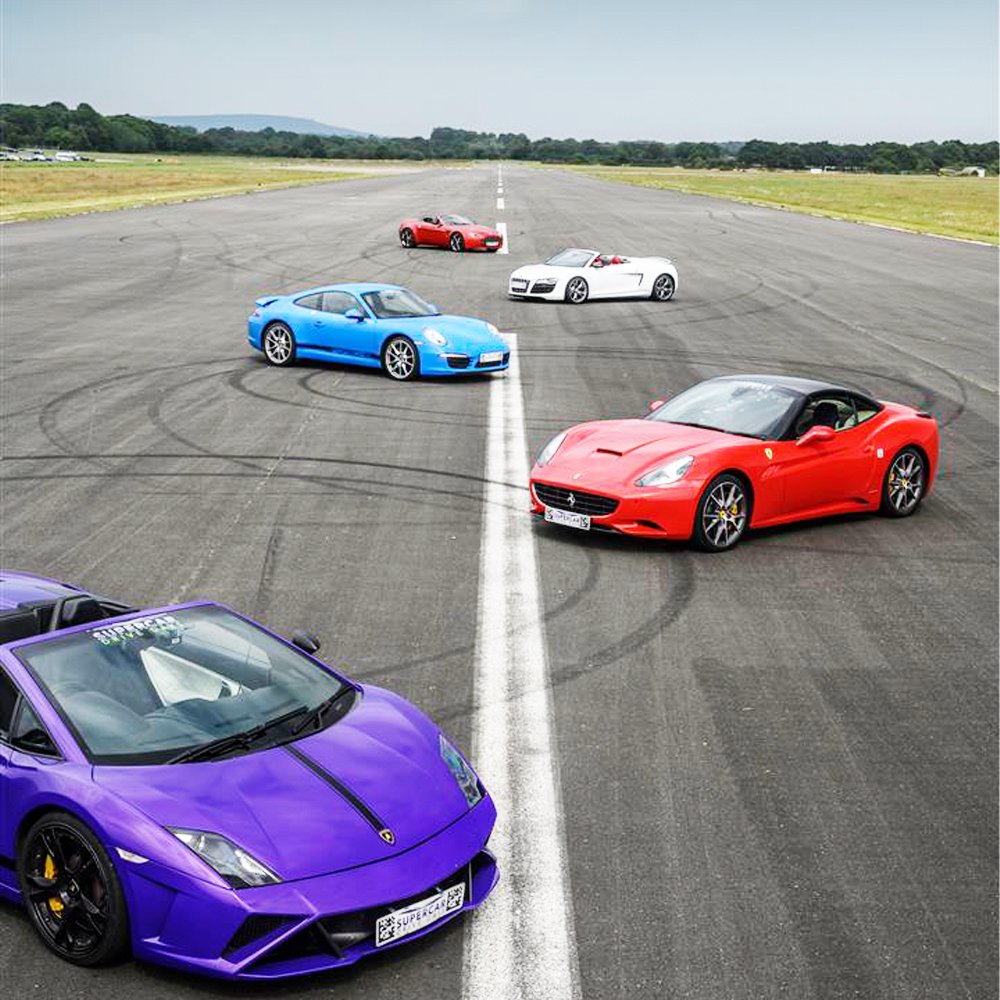 Buy A Gift Five Supercar Driving Thrill At A Top Uk Race Track