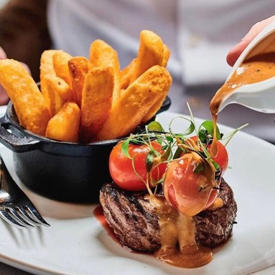 Two Course Meal with Prosecco for Two at Marco Pierre White Steakhouse, Birmingham