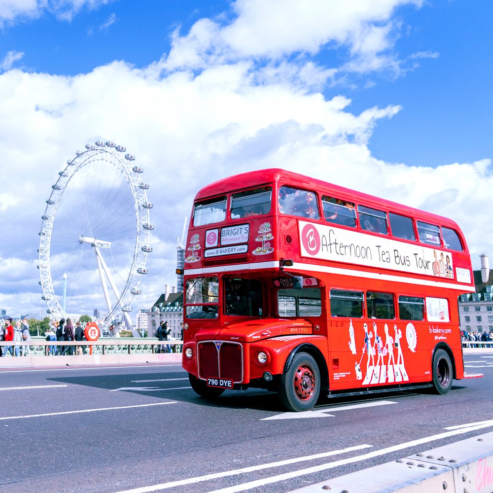 Buyagift Afternoon Tea London Sightseeing Bus Tour For Two With Brigit'S Bakery