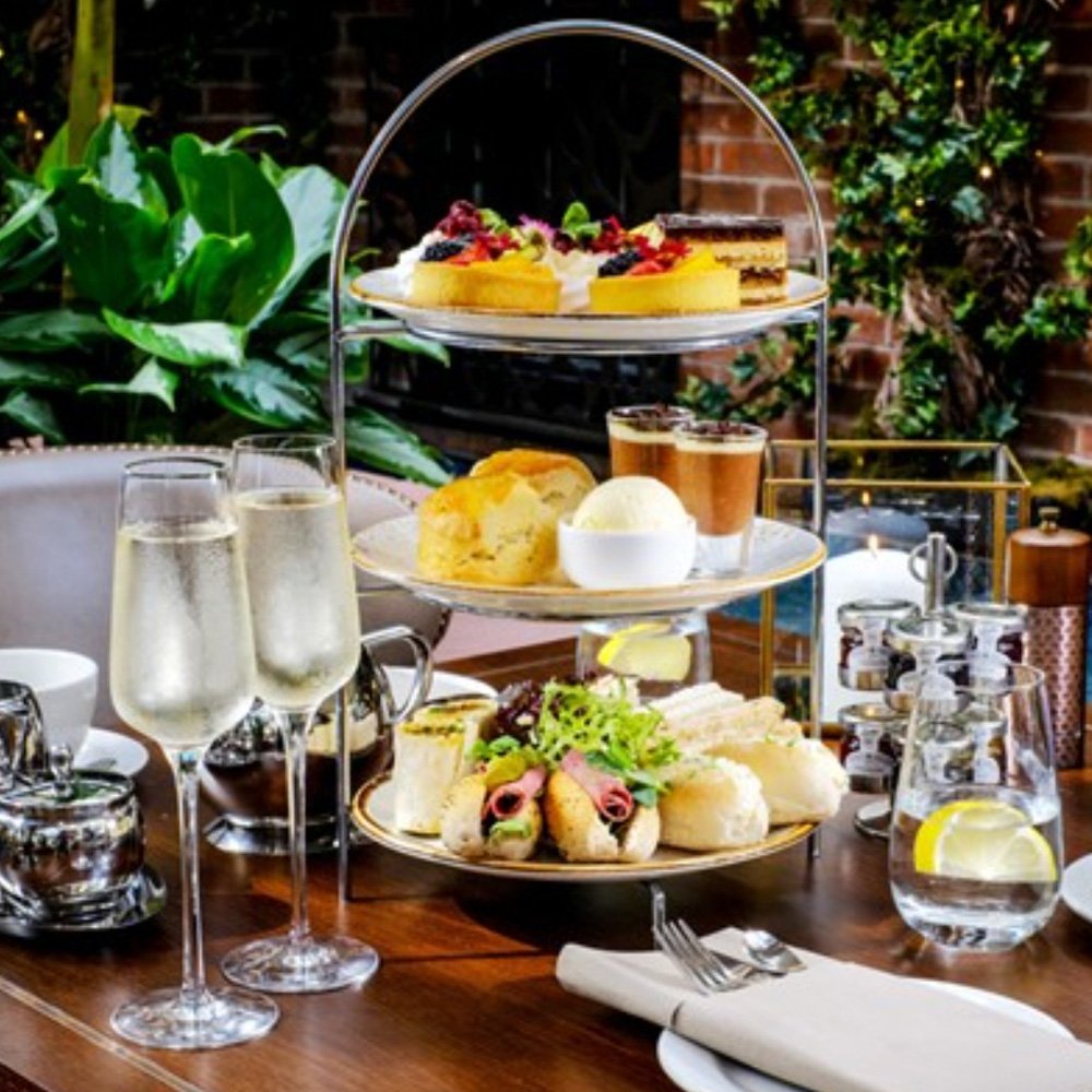 Buyagift Afternoon Tea With A Glass Of Fizz For Two At Grosvenor Pulford Hotel And Spa