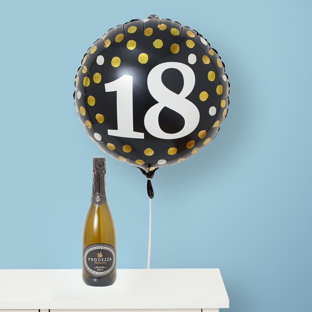 Virgin Wines 18th Birthday Balloon & Prodezza Prosecco