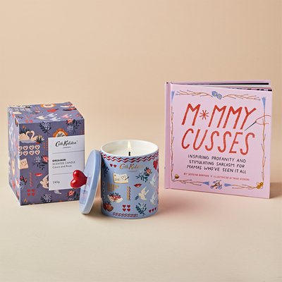Mummy Cusses Book and Cath Kidston Tin Bundle