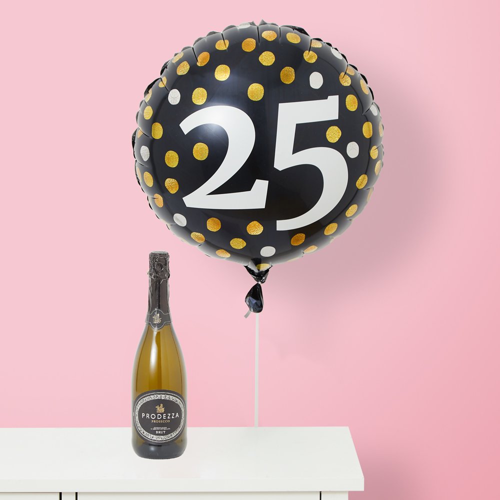 Virgin Wines 25th Birthday Balloon & Prodezza Prosecco