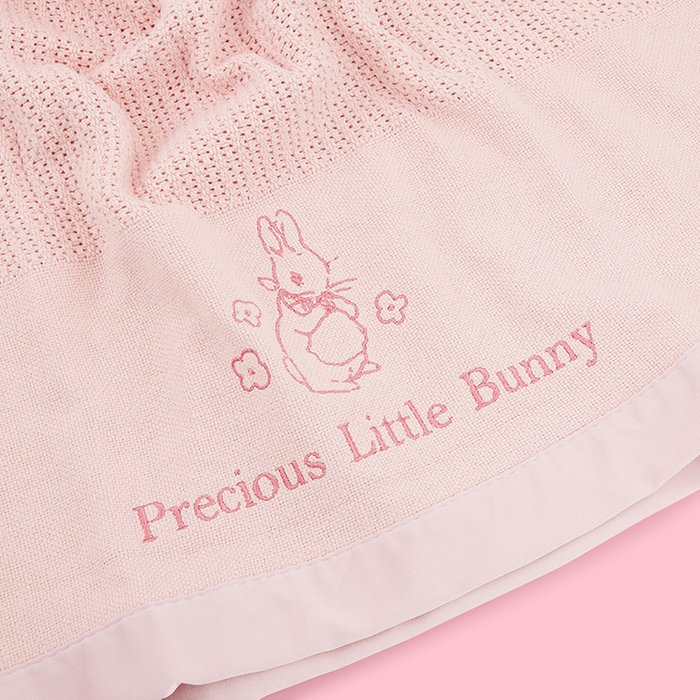 My 1st Years Precious Little Bunny Flopsy Bunny Pink Blanket Moonpig