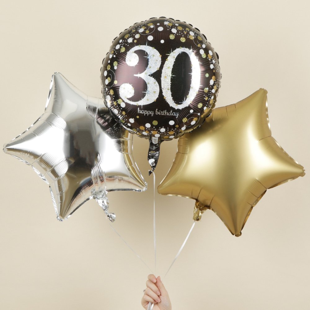 Moonpig Happy 30th Birthday Trio Balloon