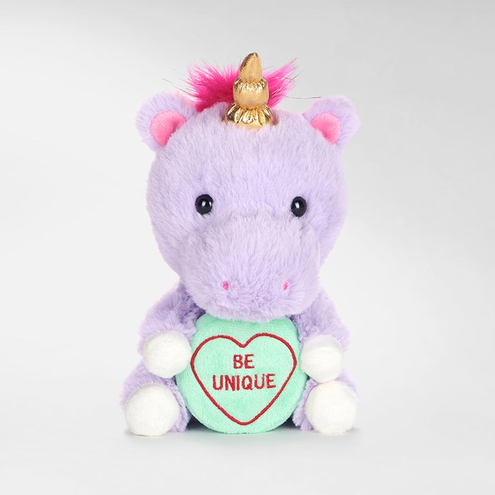 Swizzels Love Hearts Be Unique Unicorn Soft Toy