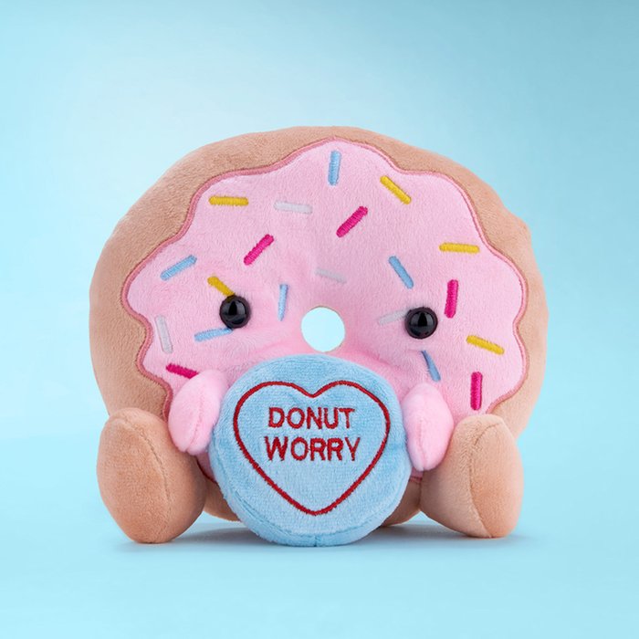 Swizzels Love Hearts Donut Worry Donut Soft Toy
