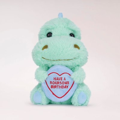 Swizzels Love Hearts Roarsome Birthday Soft Toy