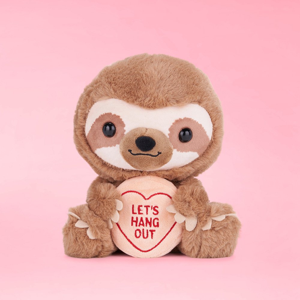 Swizzels Love Hearts Sloth Soft Toy