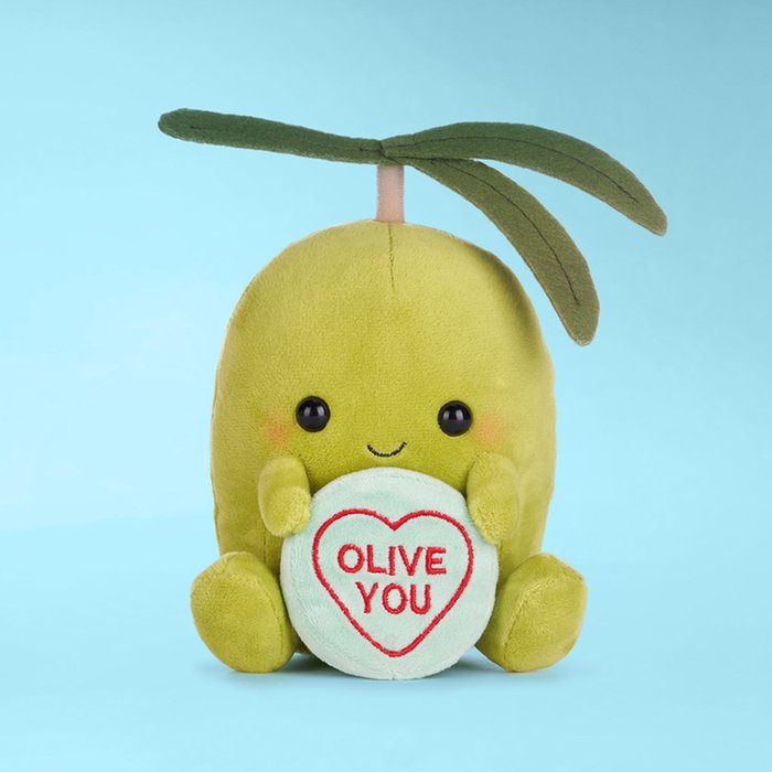 Swizzles Love Hearts Olive You Soft Toy