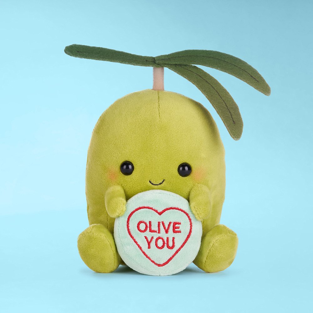 Swizzels Swizzles Love Hearts Olive You Soft Toy