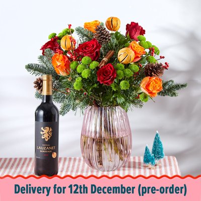 Scented Christmas with Chateau Moulin du Terrier Bordeaux Rouge