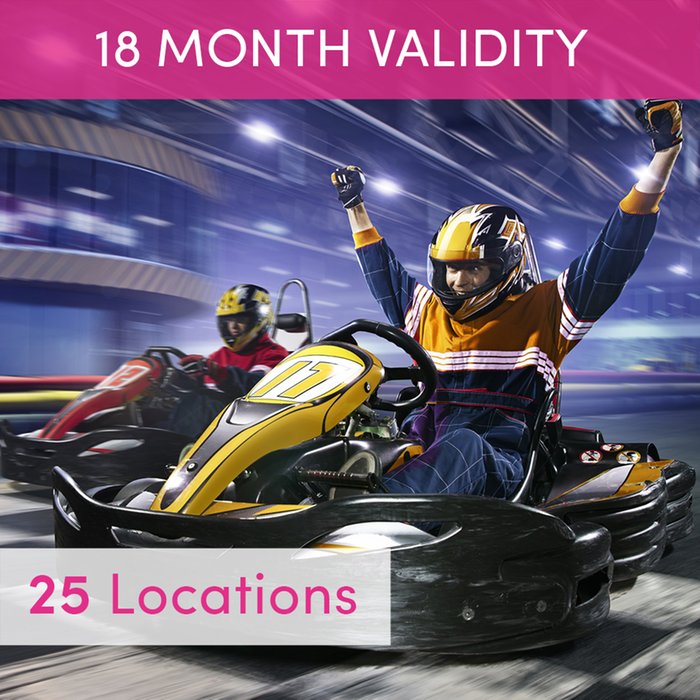 50 Lap Karting for Two Gift Experience