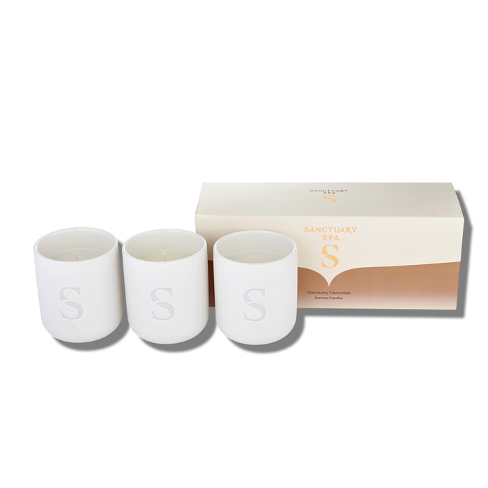 Sanctuary Spa Candle Trio Gift Set Moonpig