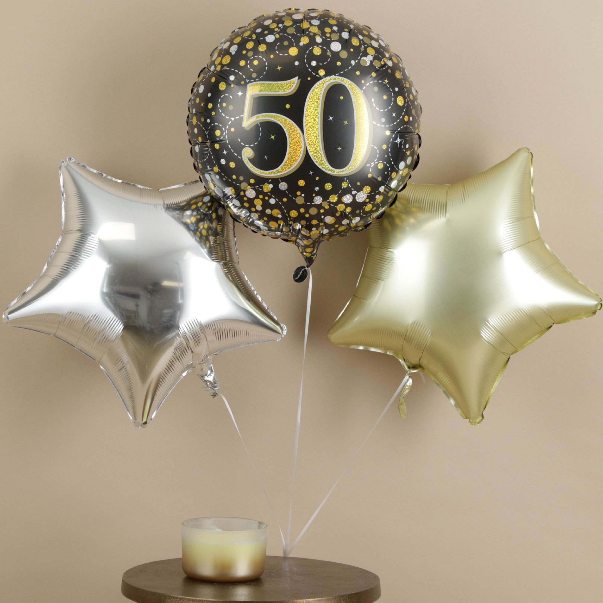 Moonpig Happy 50th Birthday Trio Balloon