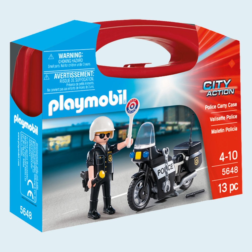 Playmobil City Action Police Small Carry Case (5648) Toys & Games
