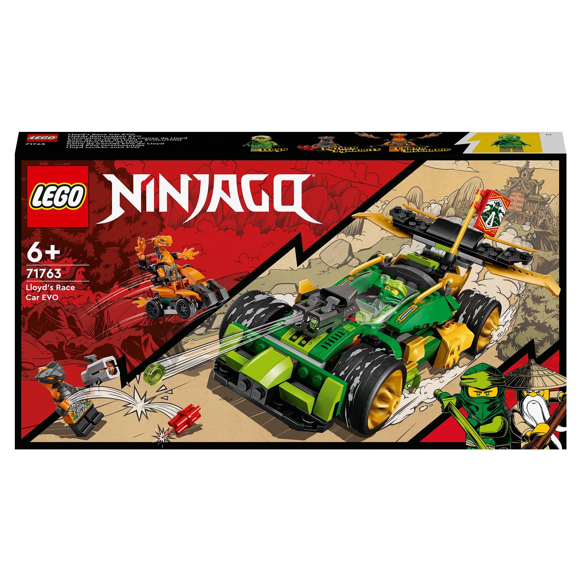 Lego Ninjago Lloyd’S Race Car Evo Set (71763) Toys & Games