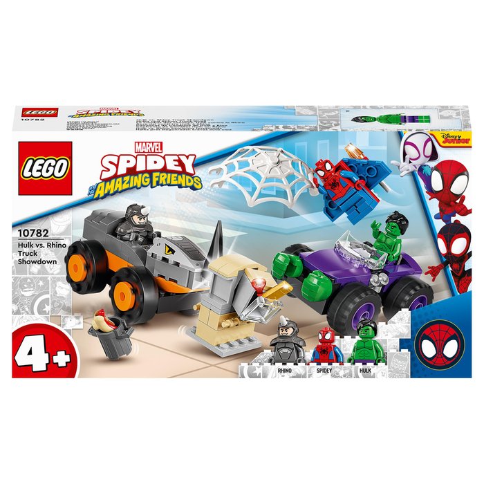  LEGO Spider-Man Hulk vs. Rhino Monster Truck Set (10782)