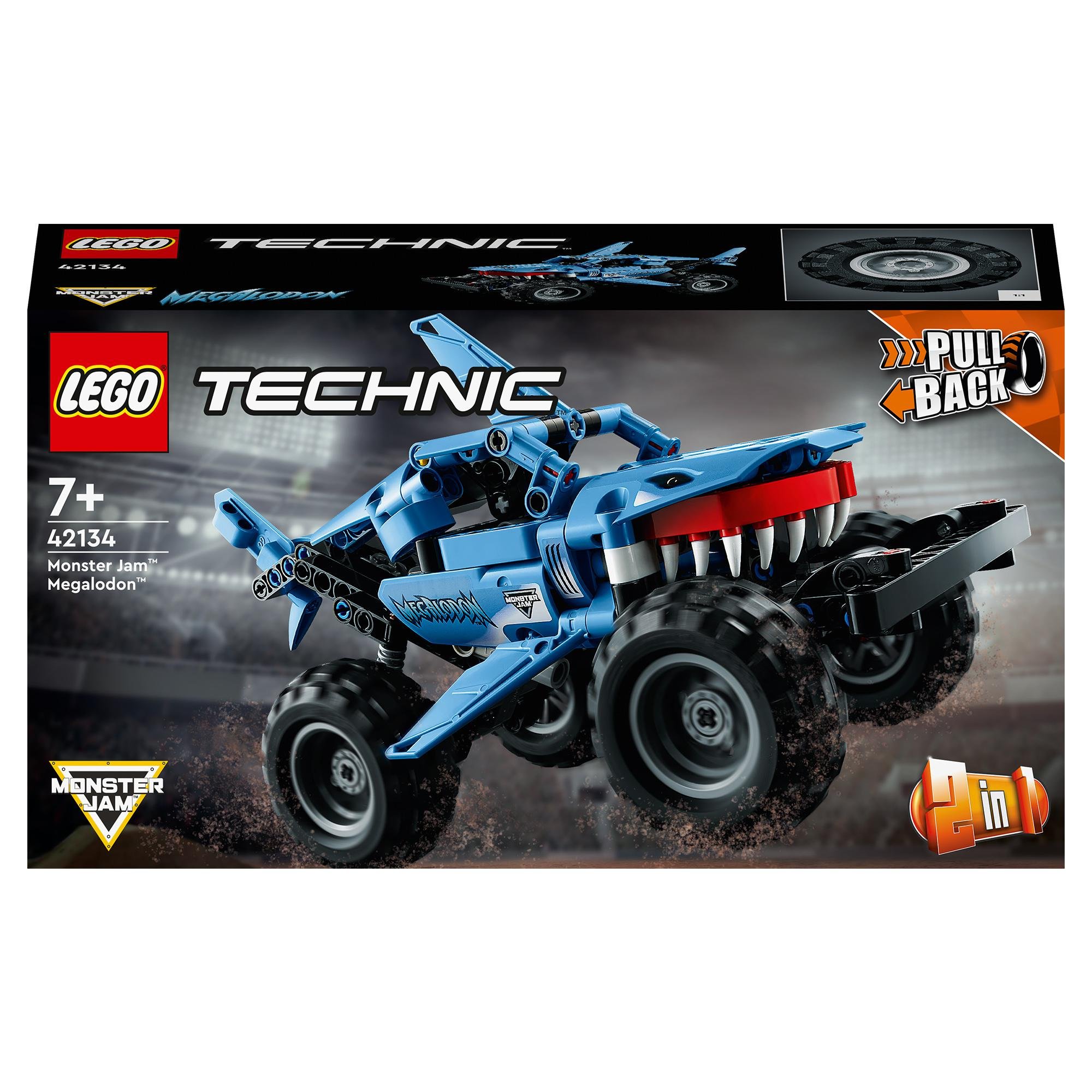 Lego Technic Megalodon 2In1 Monster Truck Model (42134) Toys & Games