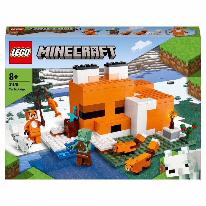 LEGO Minecraft The Fox Lodge House Set (21178)