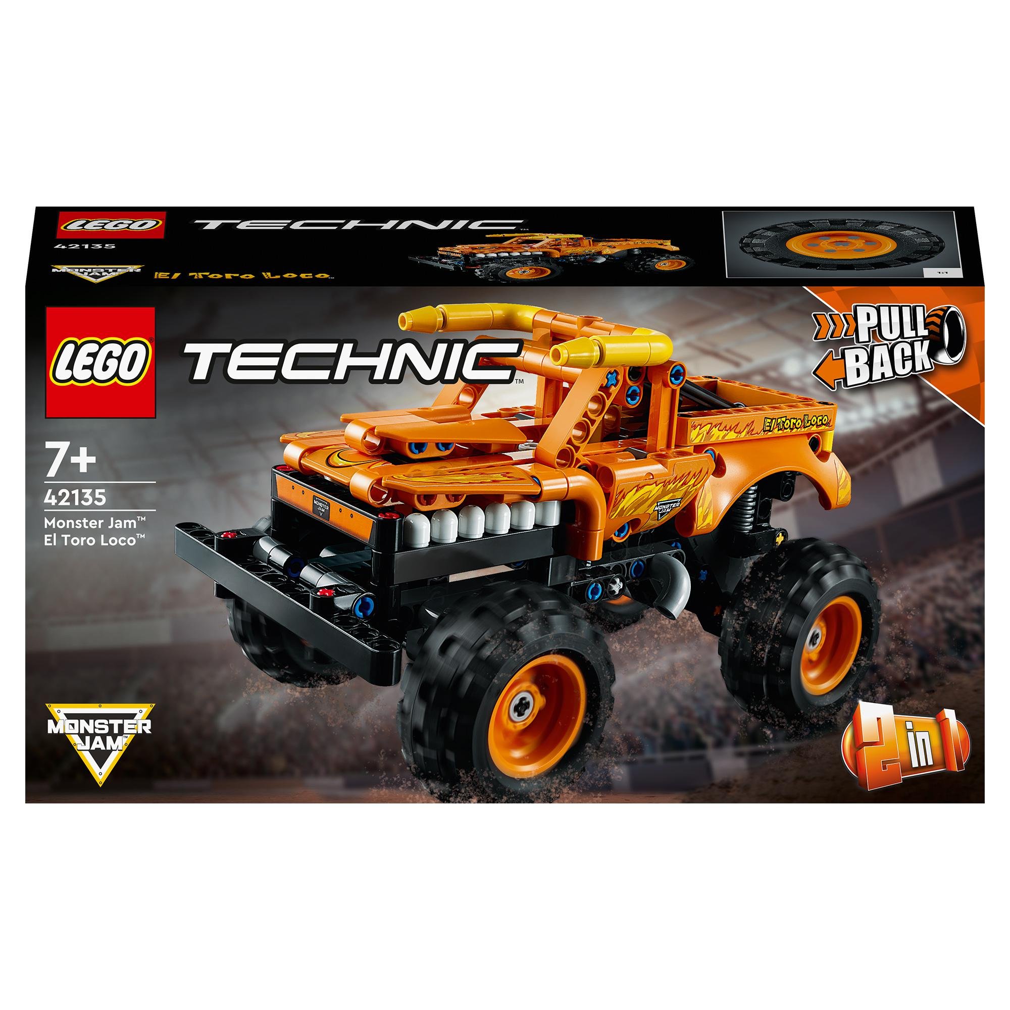 Lego Technic El Toro Loco 2In1 Monster Truck Model (42135) Toys & Games