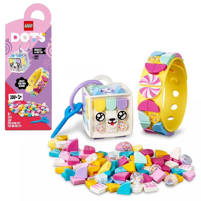 LEGO DOTS Candy Kitty Bracelet & Bag Tag Set (41944)