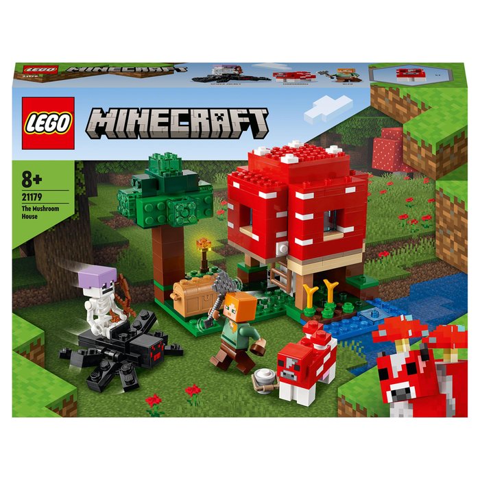LEGO Minecraft The Mushroom House & Figures Set (21179)