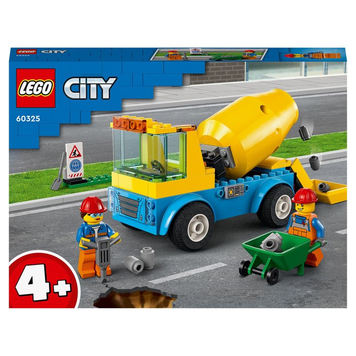 LEGO City Great Vehicles Cement Mixer Truck Set (60325)