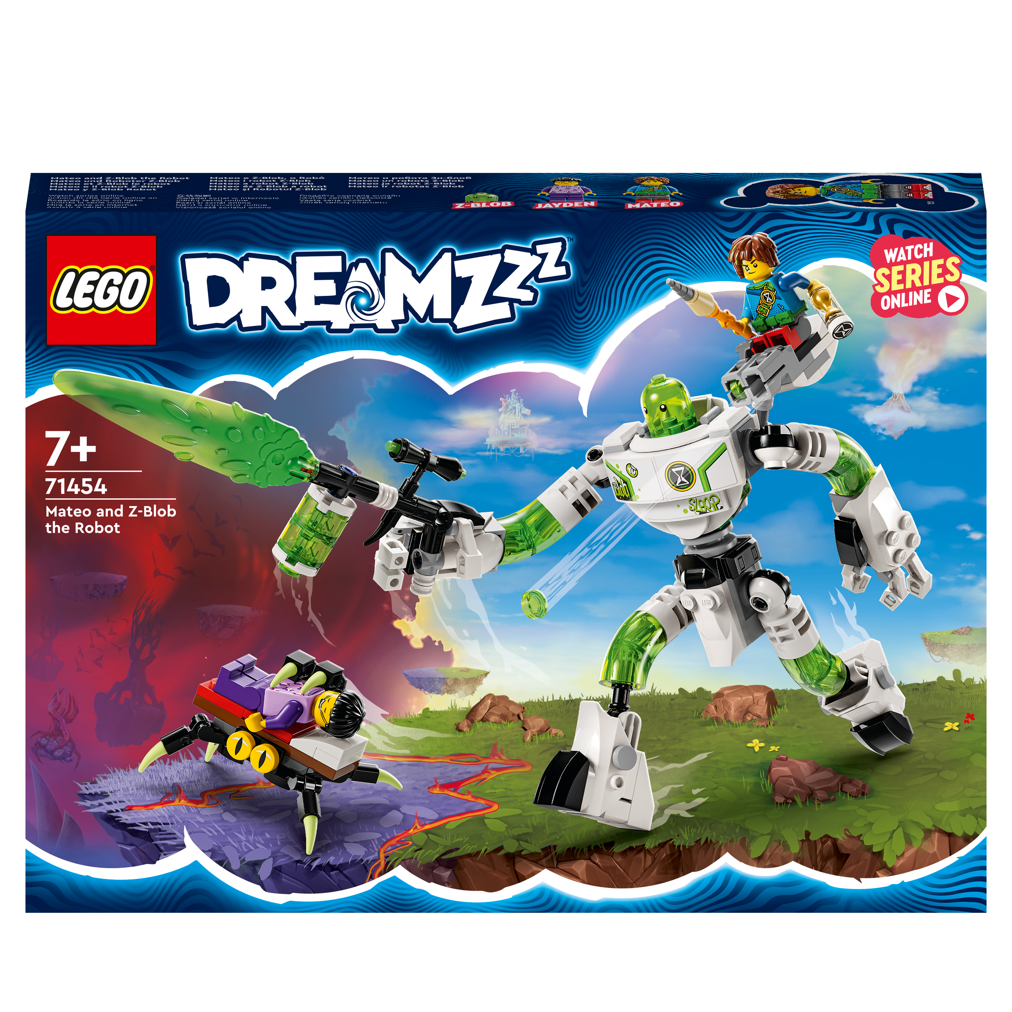 Lego® Dreamzzz Mateo And Z-Blob The Robot (71454) Toys & Games