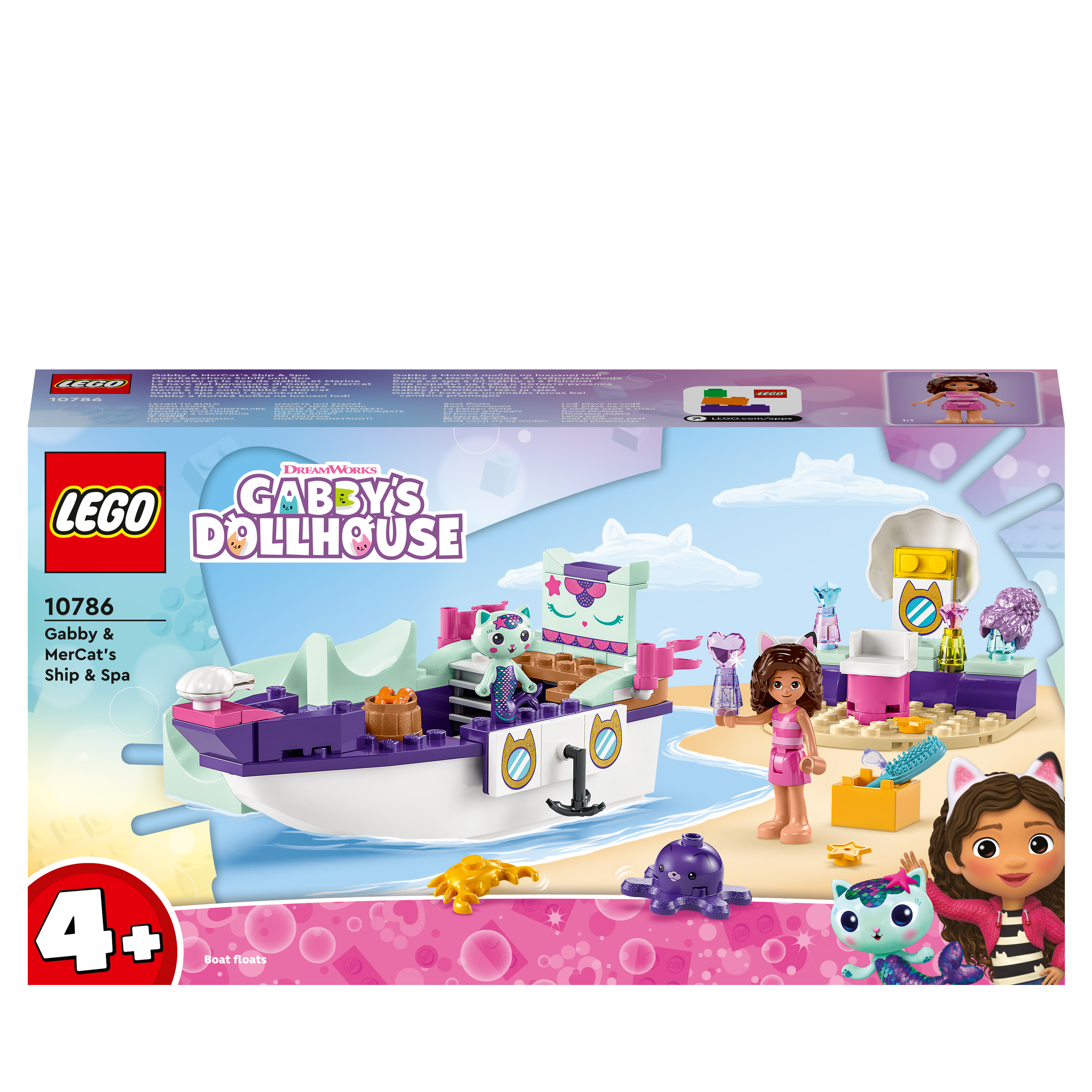 Lego Gabby & Mercat's Ship & Spa (10786) Toys & Games