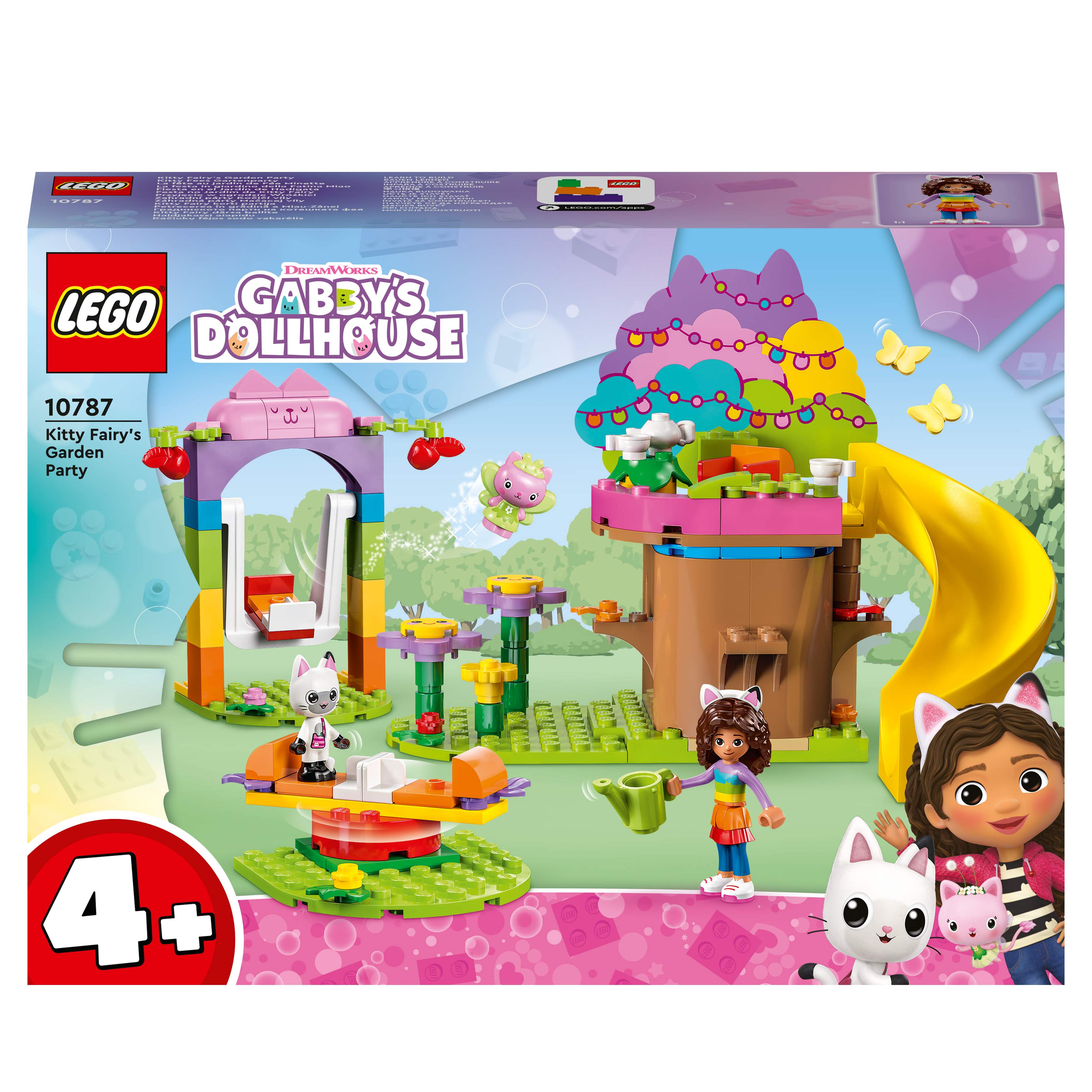 Lego® Gabby's Dollhouse Kitty Fairy's Garden Party (10787) Toys & Games