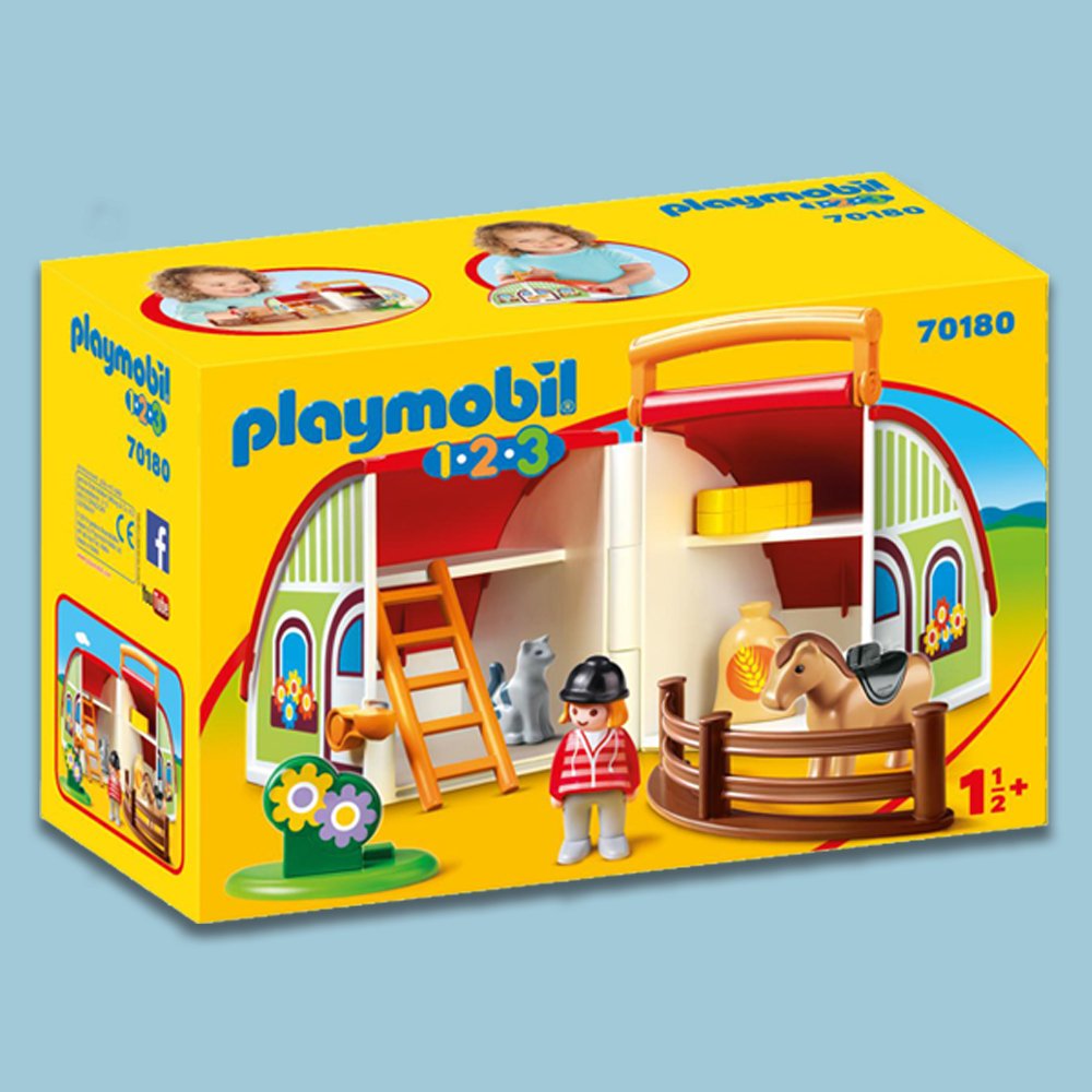 Playmobil 123 My Take-Along Farm (70180) Toys & Games