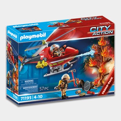 Playmobil Fire Helicopter (71195)