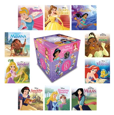 Disney Princess 10 Books Collection Gift
