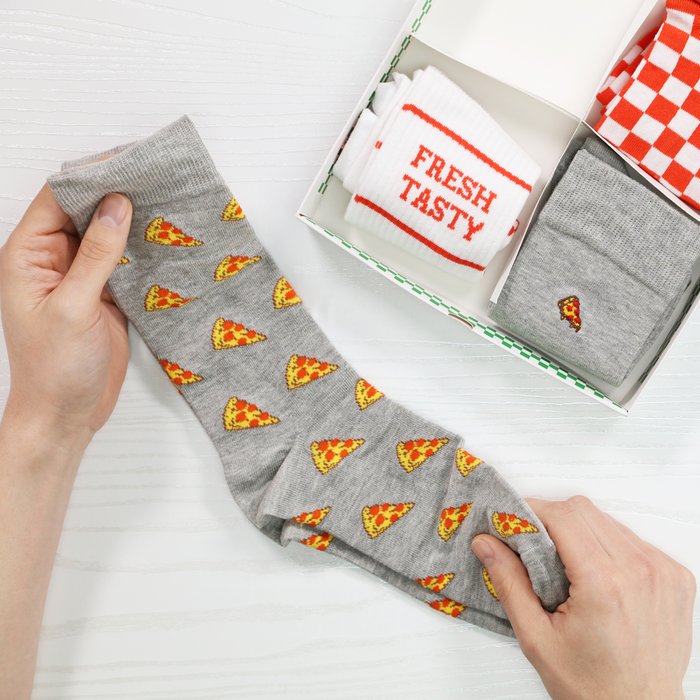 Pizza Socks 4pk Gift Set (7-11)