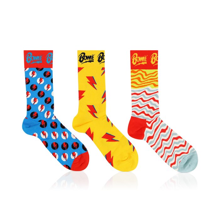 Happy Socks David Bowie 3-Pack Gift Set