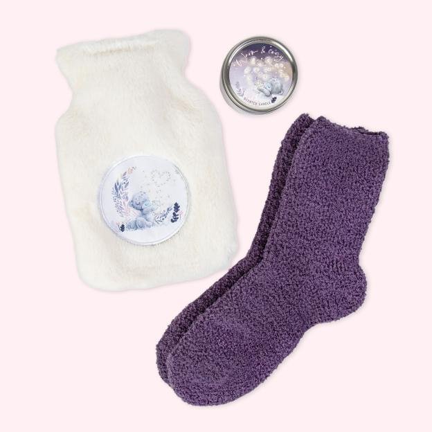 Me to You Tatty Teddy Hot Water Bottle, Candle and Socks Gift Set - Official Collection