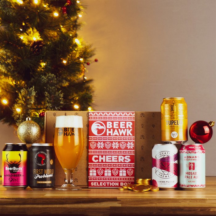 Beer Hawk Festive Cheers Selection Box