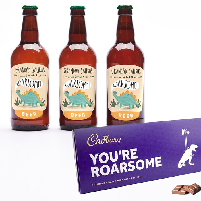 Grandad's Roarsome Hogsback Beer & Cadbury Dairy Milk Gift Set