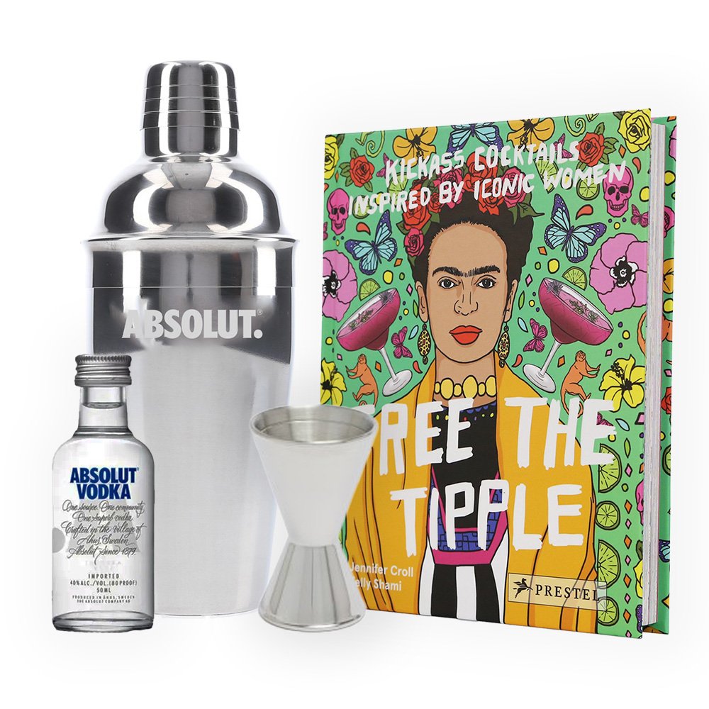 Absolut Cocktail Kit & Free The Tipple Book Alcohol