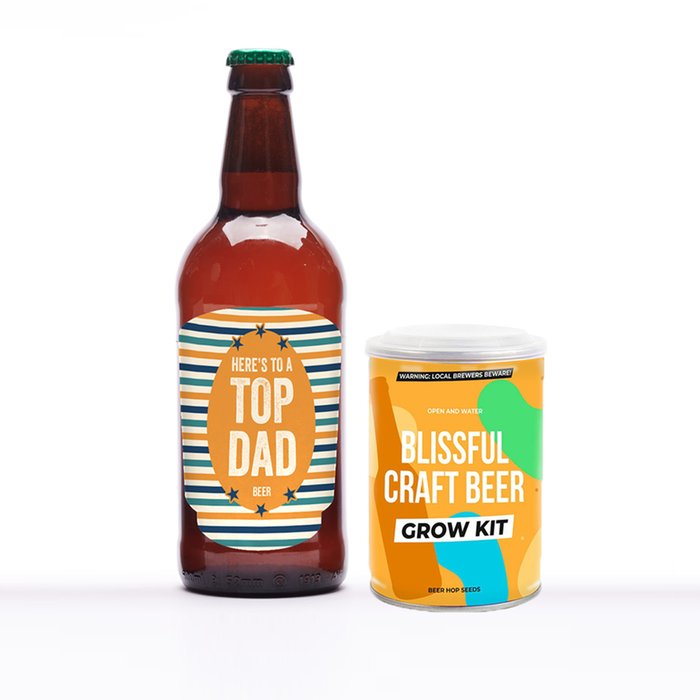 Top Dad Hogsback Beer & Hops Grow Kit Gift Set