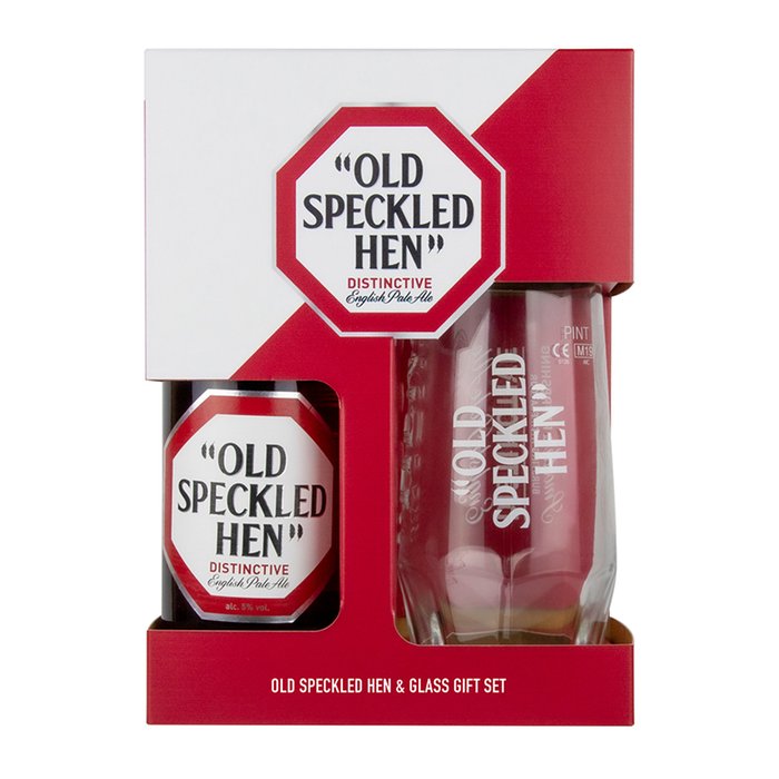 Old Speckled Hen & Pint Glass